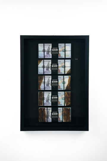 لوحة 50,000$ محروق